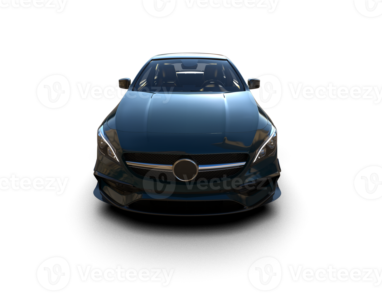 Modern car isolated on background. 3d rendering - illustration png