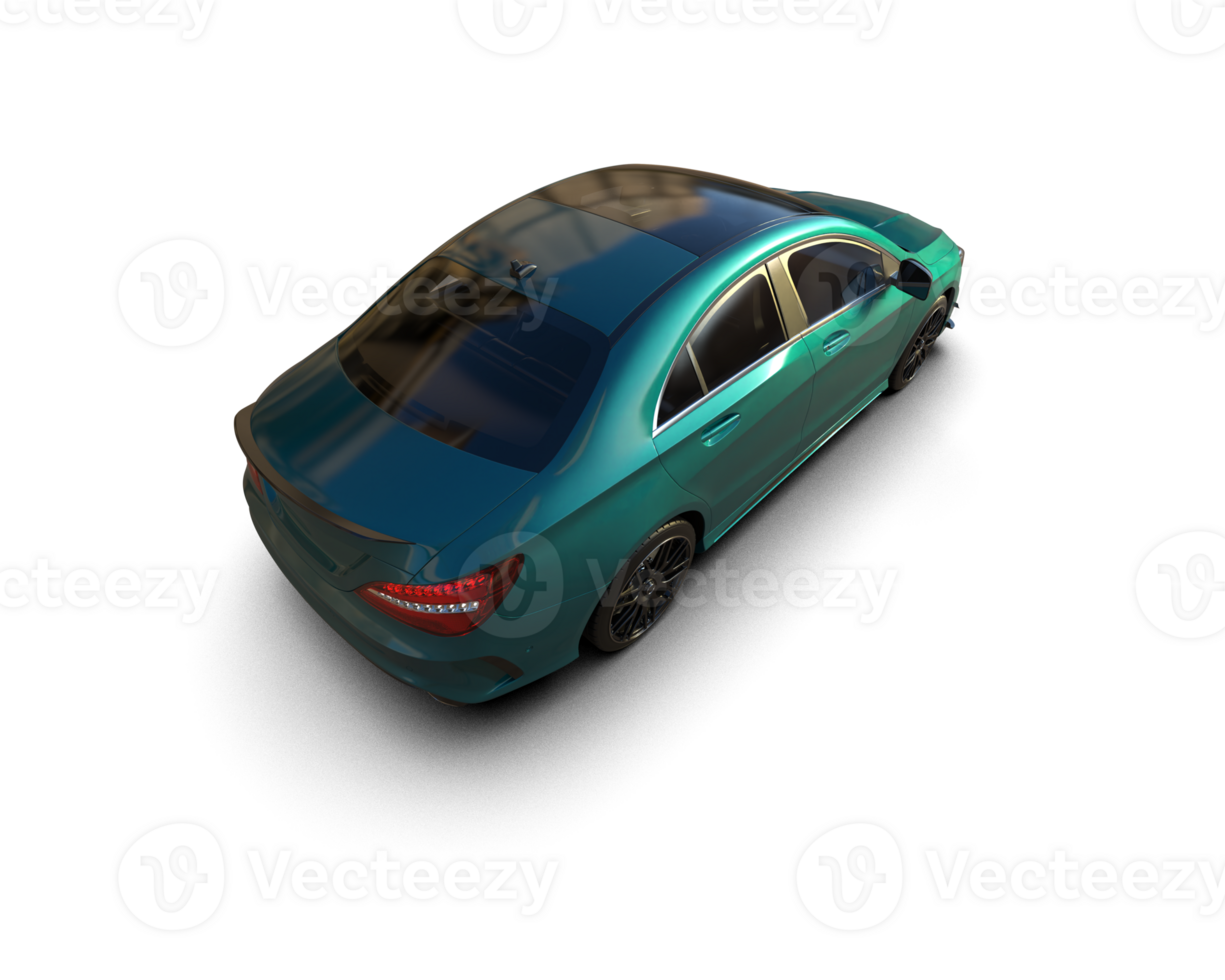 Modern car isolated on background. 3d rendering - illustration png