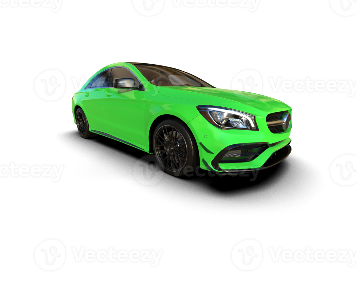 Modern car isolated on background. 3d rendering - illustration png