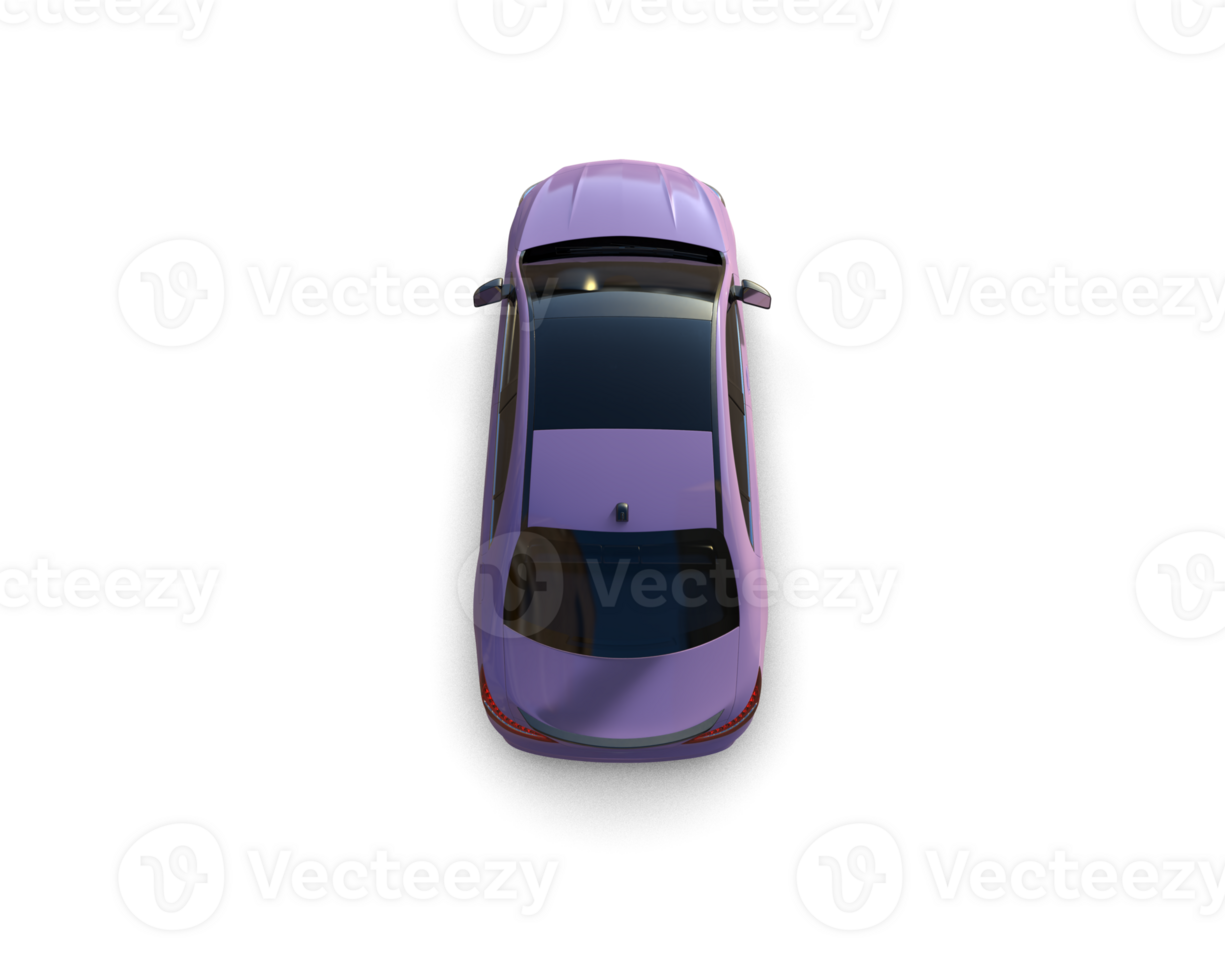 Modern car isolated on background. 3d rendering - illustration png