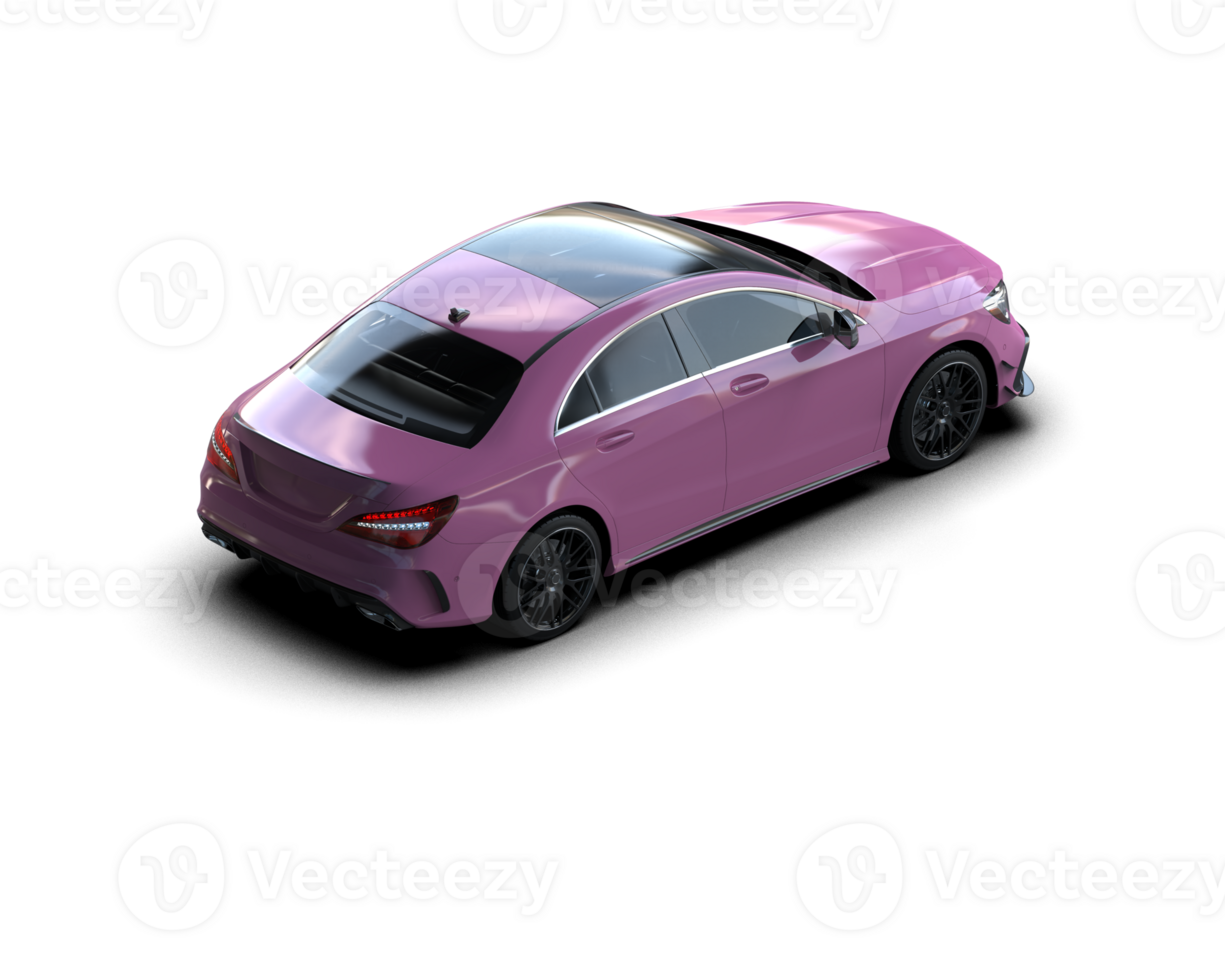 Modern car isolated on background. 3d rendering - illustration png