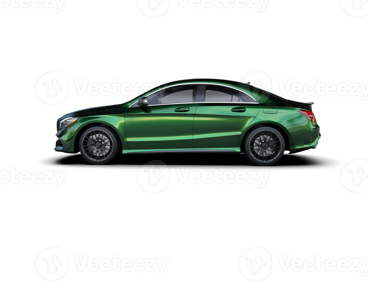 Modern car isolated on background. 3d rendering - illustration png