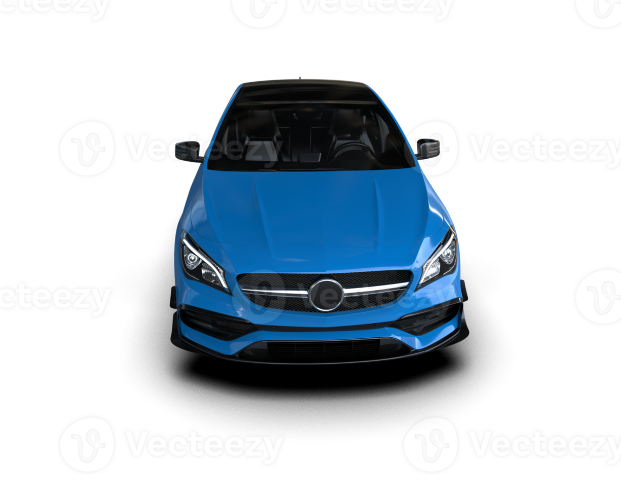 Modern car isolated on background. 3d rendering - illustration png
