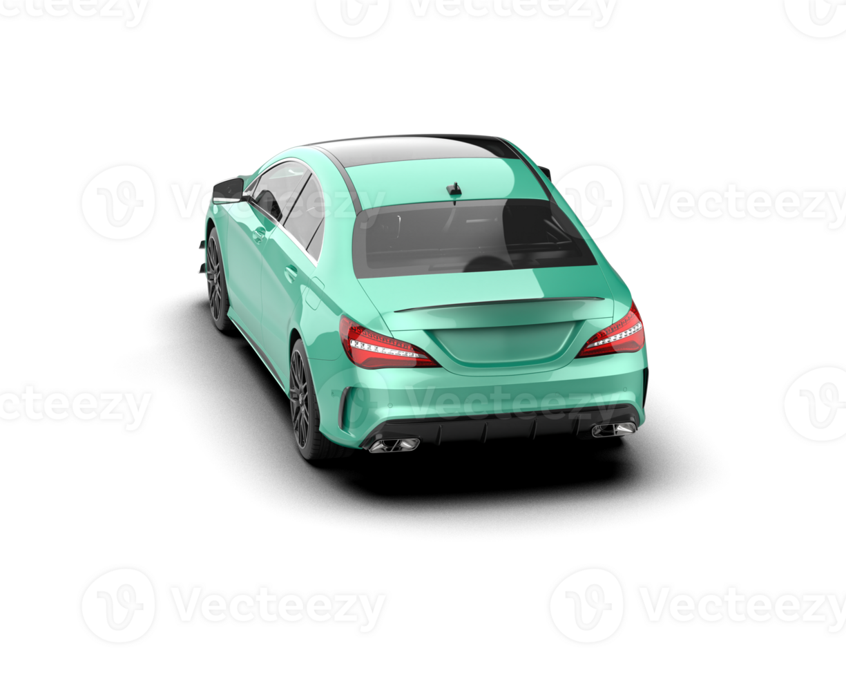 Modern car isolated on background. 3d rendering - illustration png
