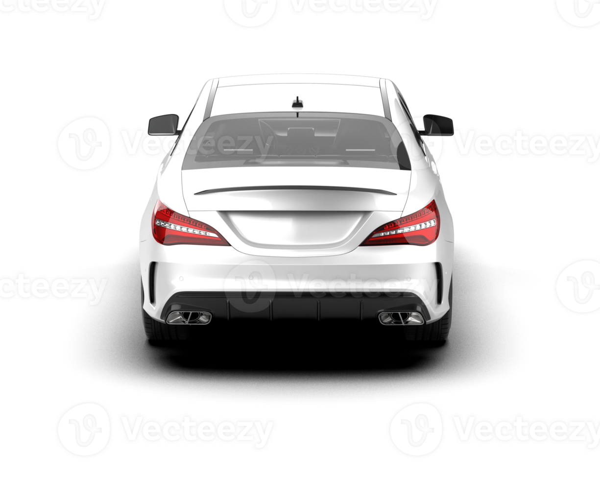 Modern car isolated on background. 3d rendering - illustration png