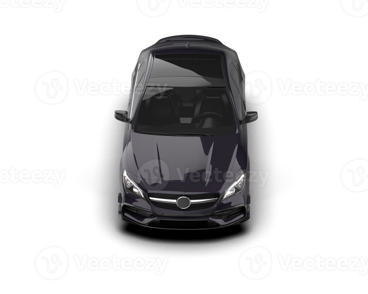 Modern car isolated on background. 3d rendering - illustration png