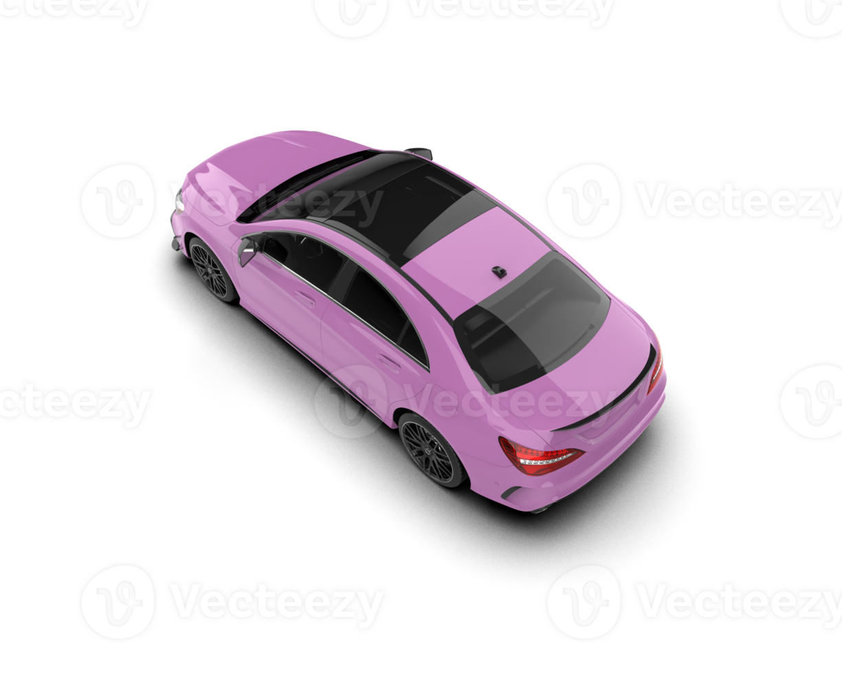 Modern car isolated on background. 3d rendering - illustration png