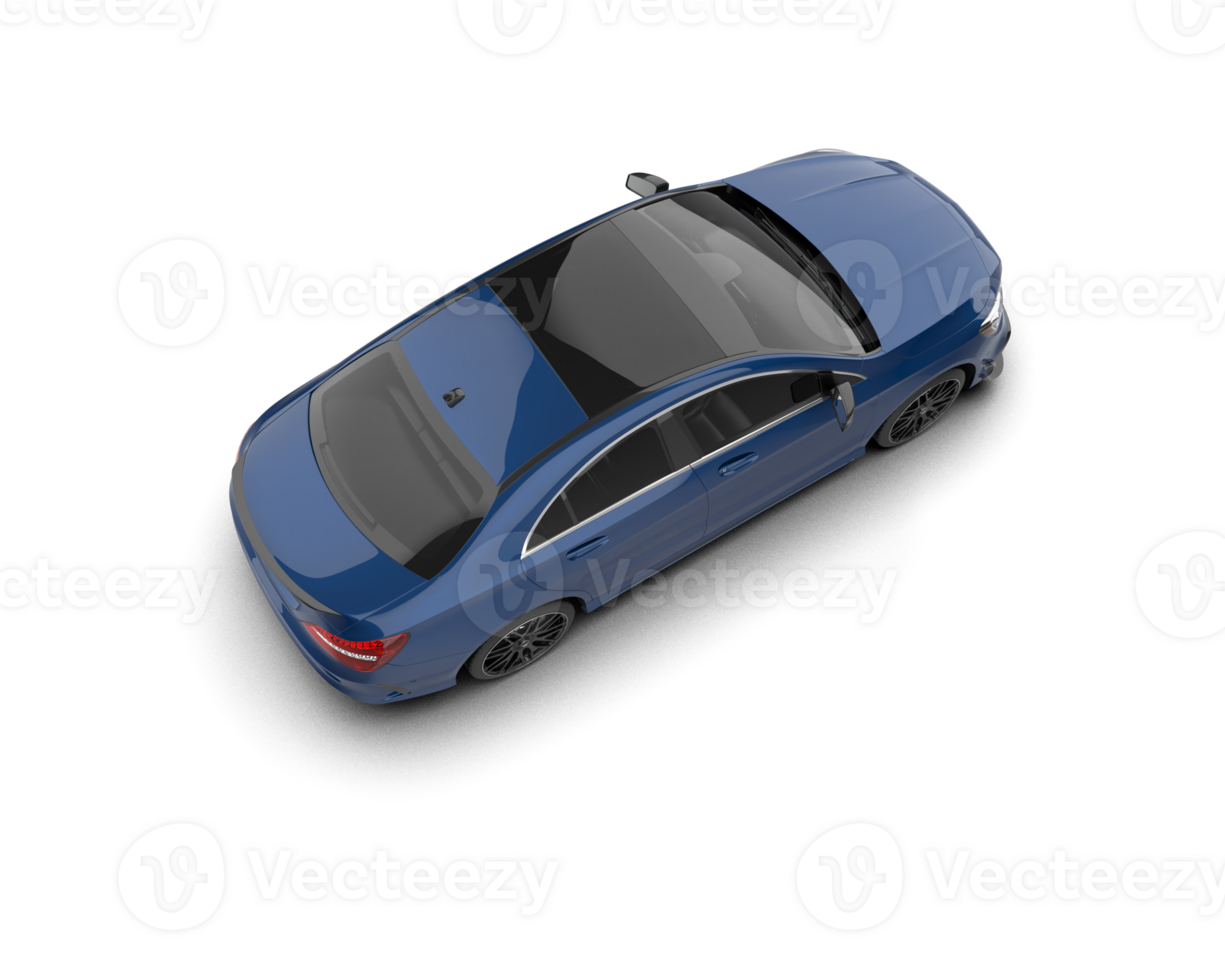 Modern car isolated on background. 3d rendering - illustration png