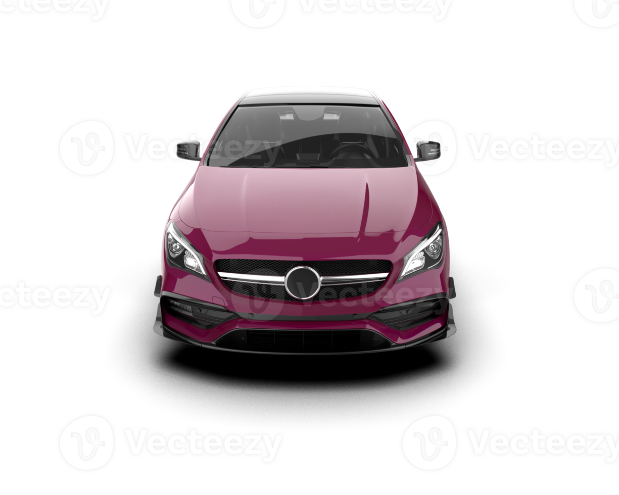 Modern car isolated on background. 3d rendering - illustration png