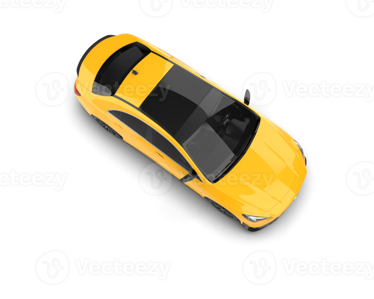 Modern car isolated on background. 3d rendering - illustration png