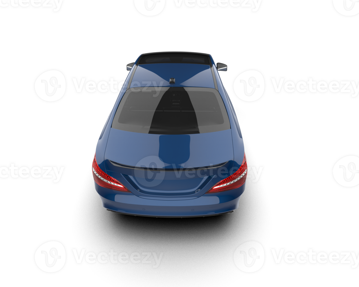 Modern car isolated on background. 3d rendering - illustration png