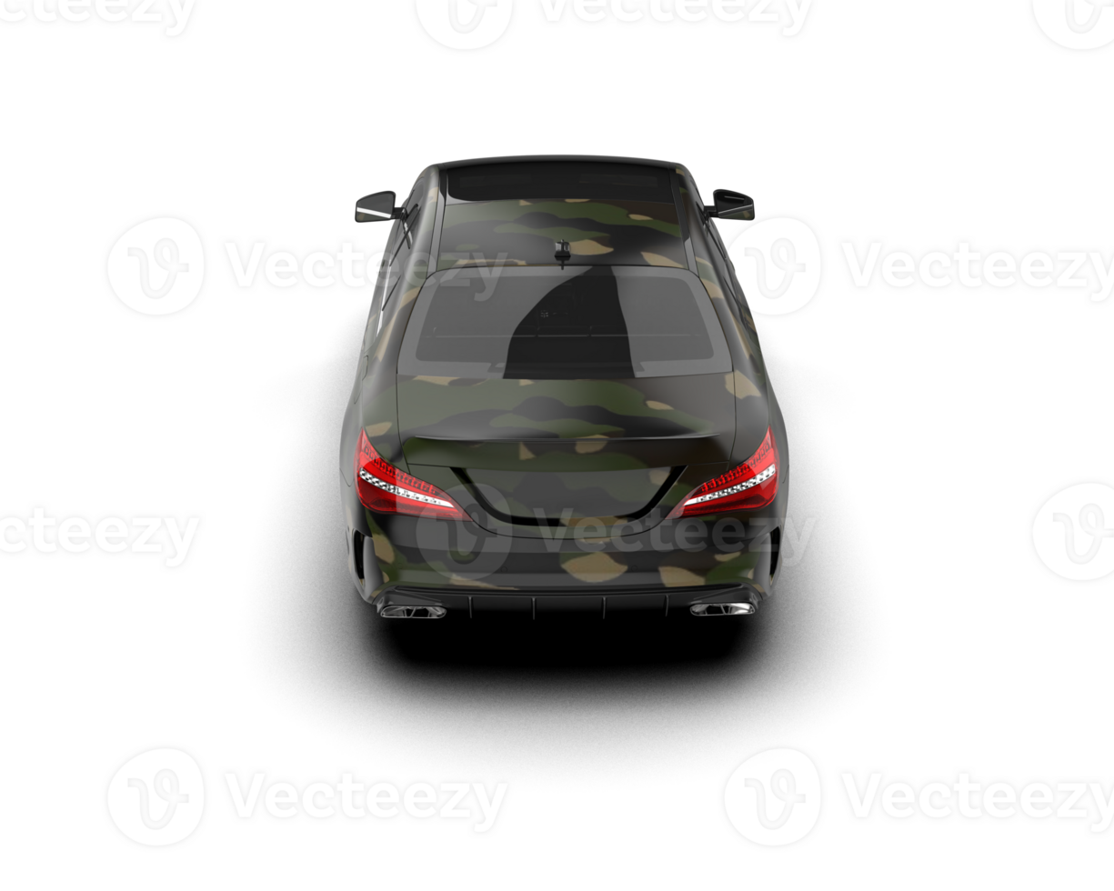 Modern car isolated on background. 3d rendering - illustration png