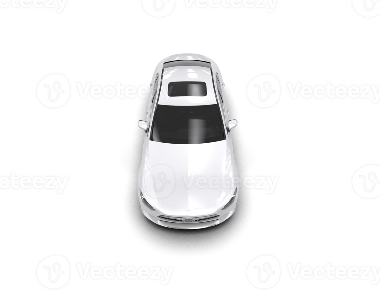 Modern car isolated on background. 3d rendering - illustration png