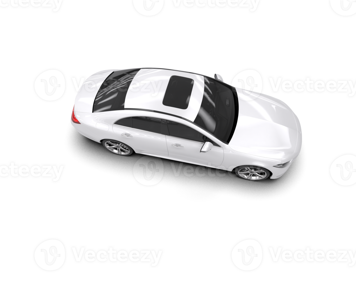 Modern car isolated on background. 3d rendering - illustration png