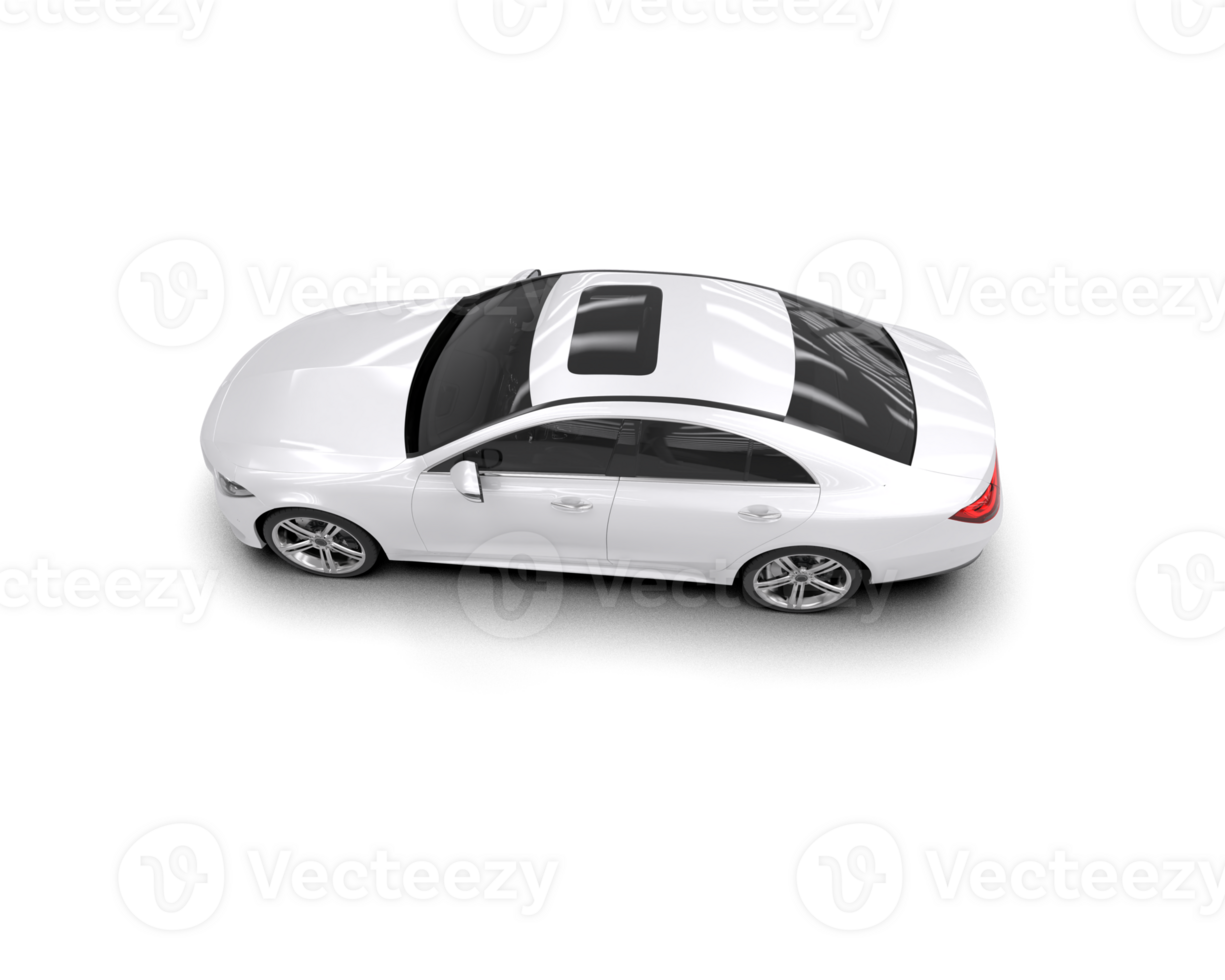 Modern car isolated on background. 3d rendering - illustration png