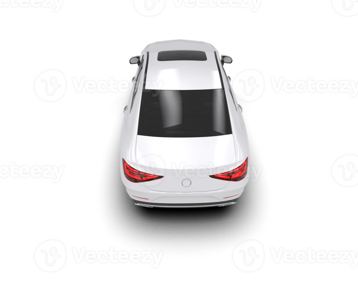 Modern car isolated on background. 3d rendering - illustration png