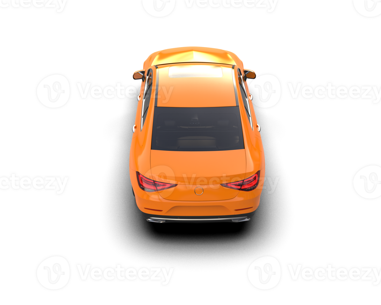 Modern car isolated on background. 3d rendering - illustration png