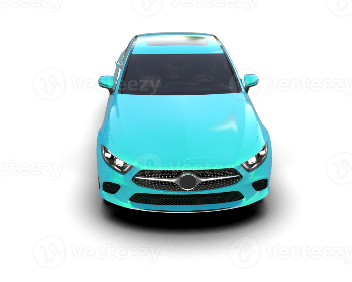 Modern car isolated on background. 3d rendering - illustration png