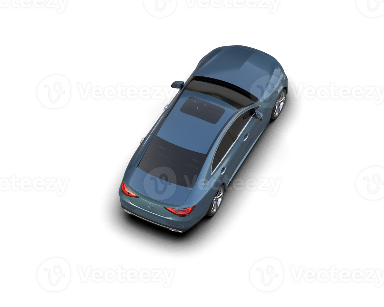 Modern car isolated on background. 3d rendering - illustration png
