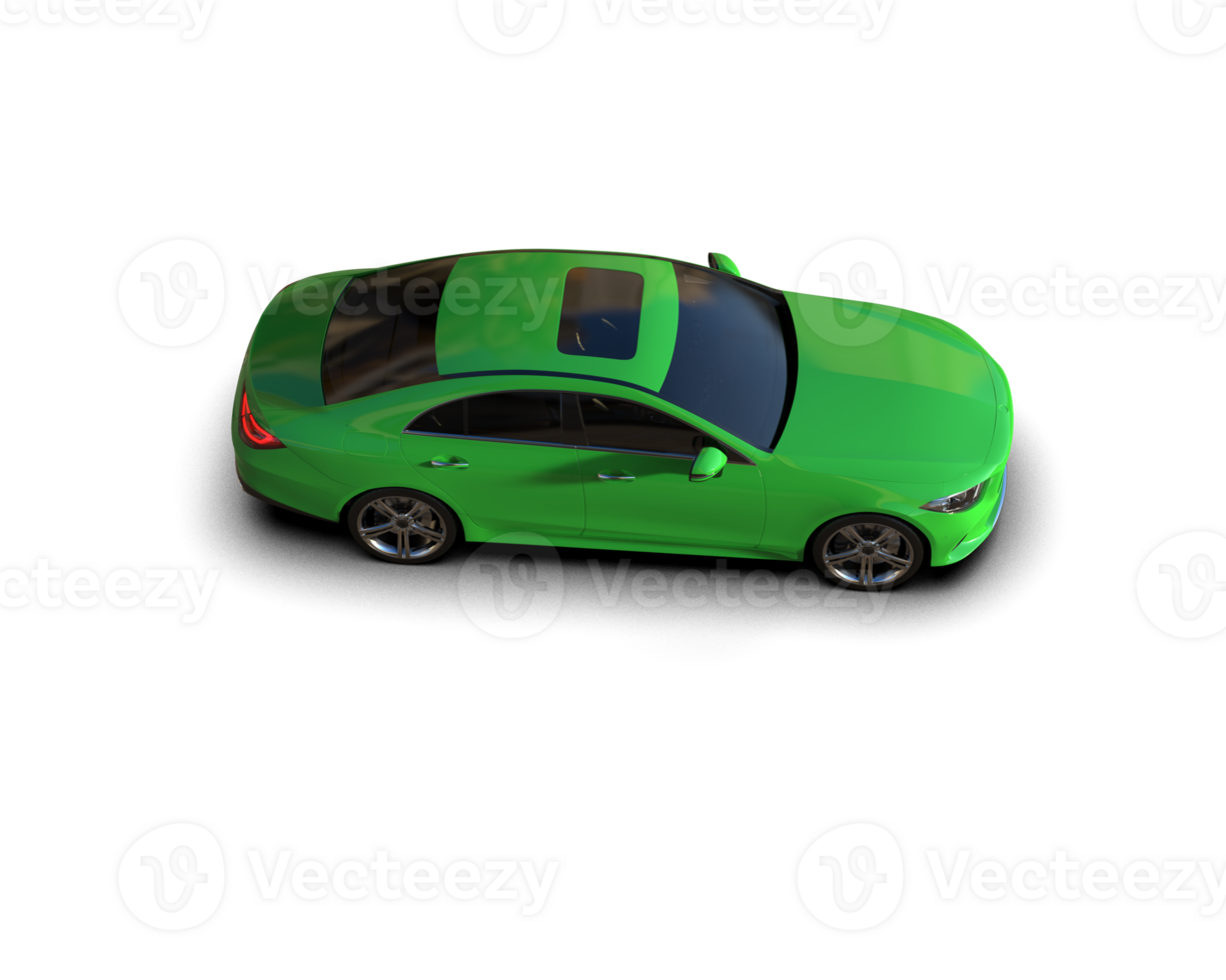 Modern car isolated on background. 3d rendering - illustration png