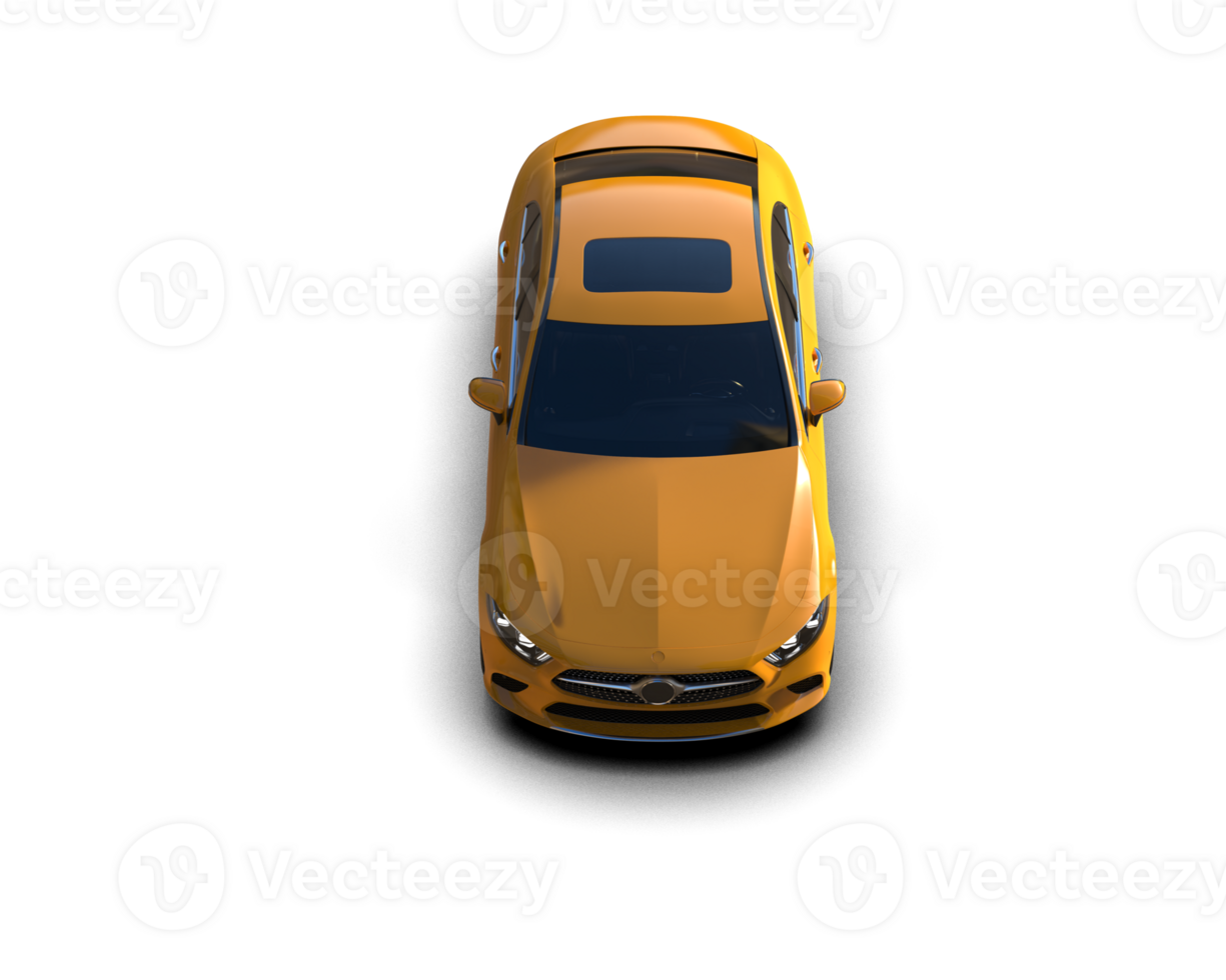 Modern car isolated on background. 3d rendering - illustration png