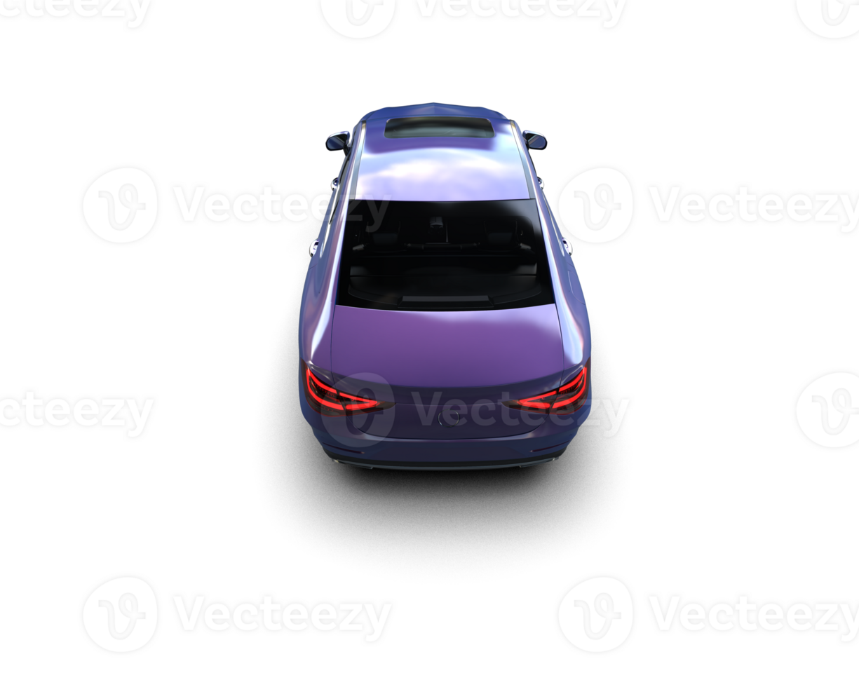 Modern car isolated on background. 3d rendering - illustration png