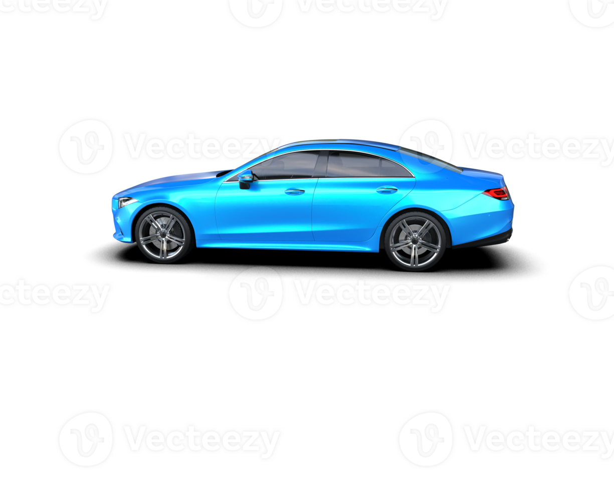 Modern car isolated on background. 3d rendering - illustration png