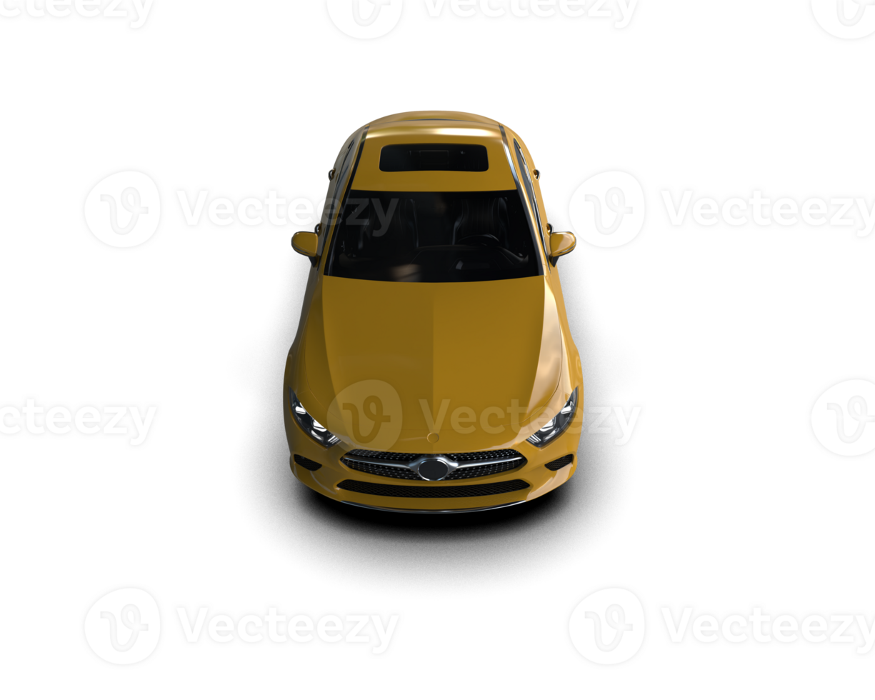 Modern car isolated on background. 3d rendering - illustration png