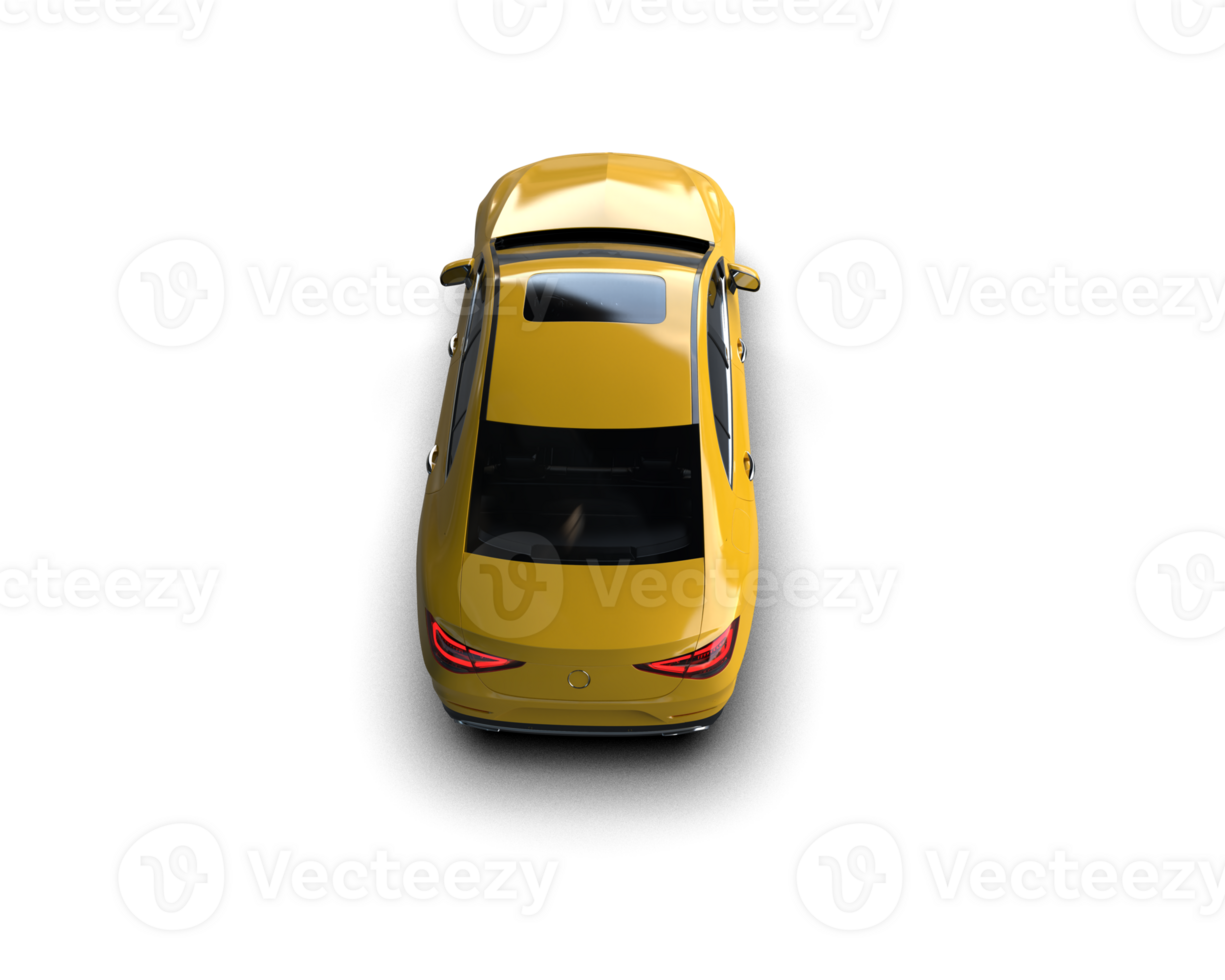 Modern car isolated on background. 3d rendering - illustration png