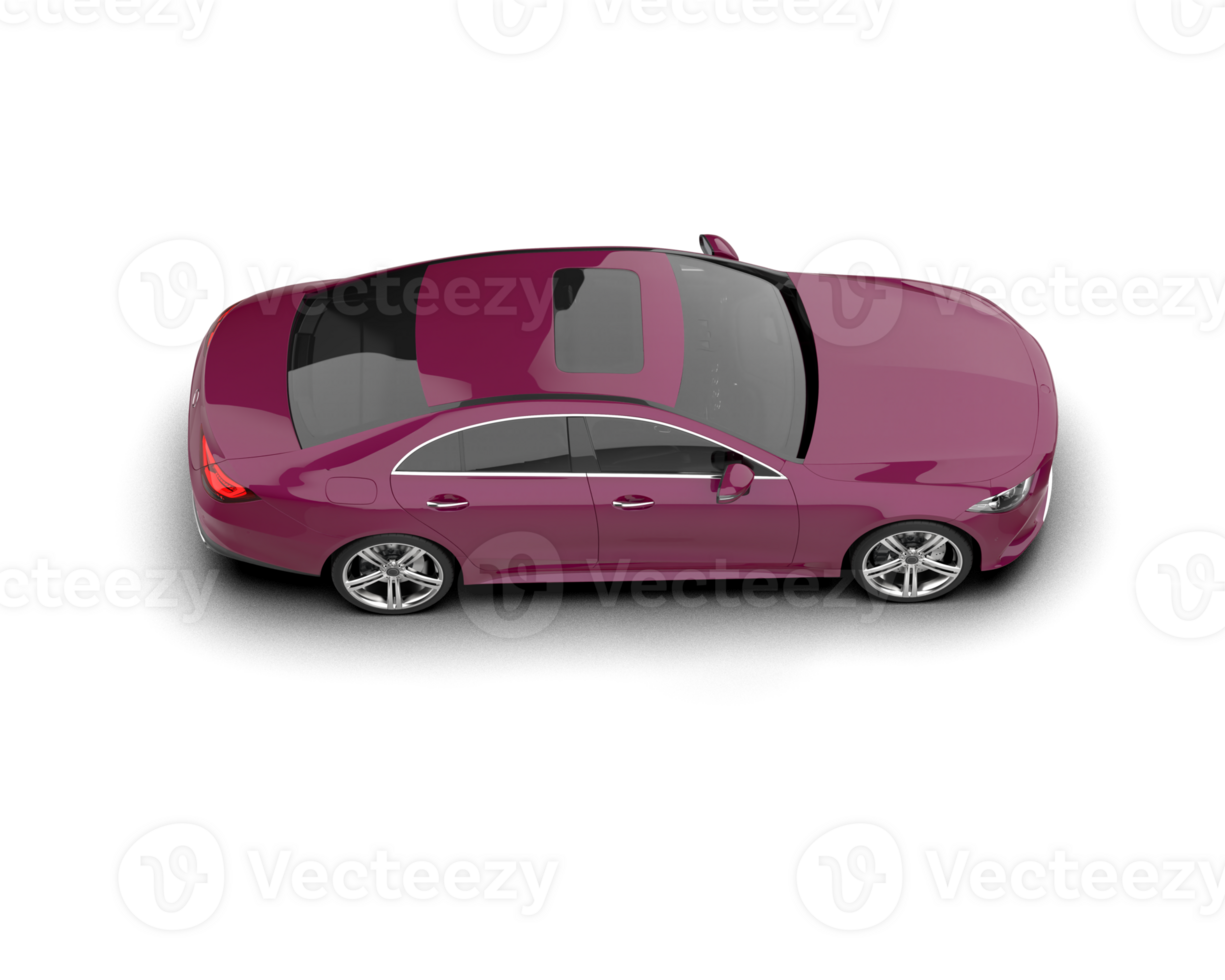 Modern car isolated on background. 3d rendering - illustration png