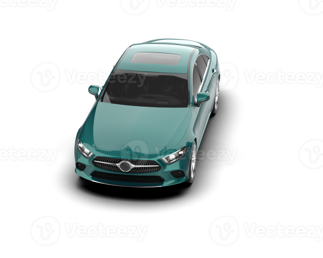 Modern car isolated on background. 3d rendering - illustration png