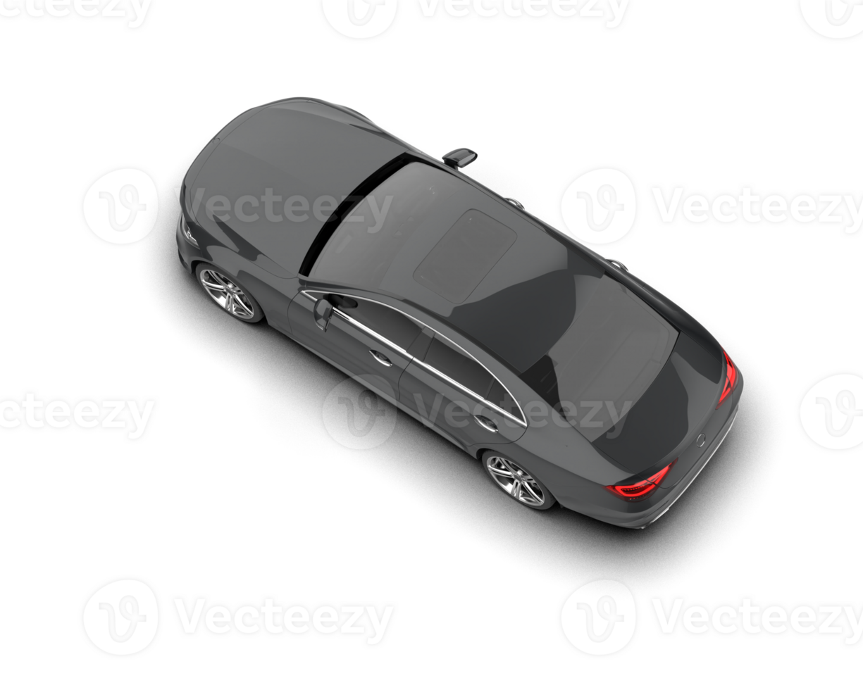 Modern car isolated on background. 3d rendering - illustration png