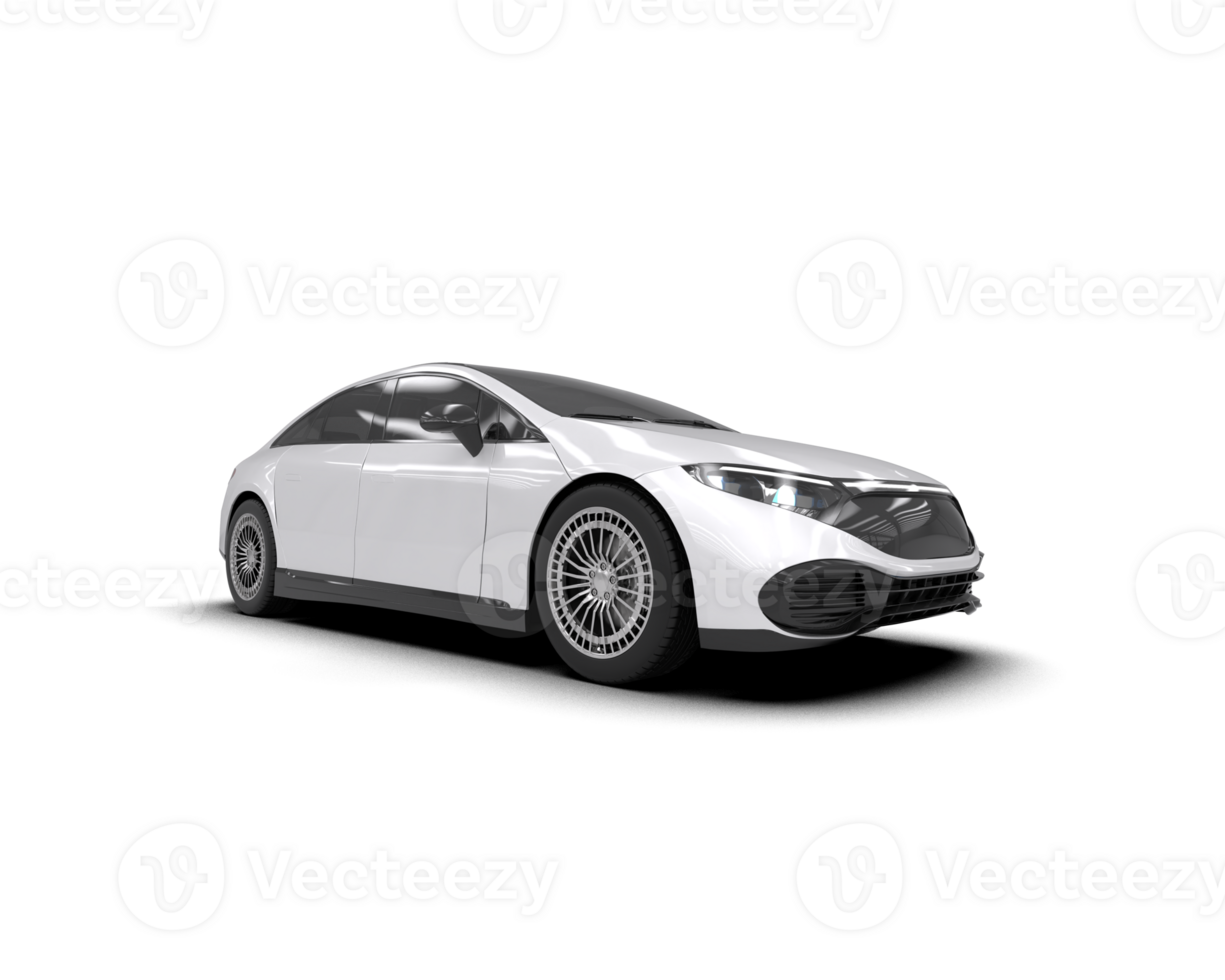 Modern car isolated on background. 3d rendering - illustration png