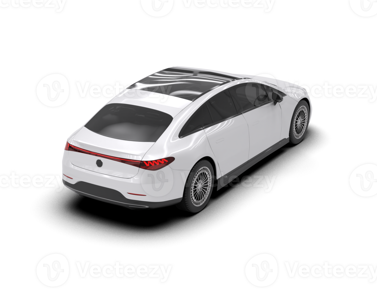 Modern car isolated on background. 3d rendering - illustration png