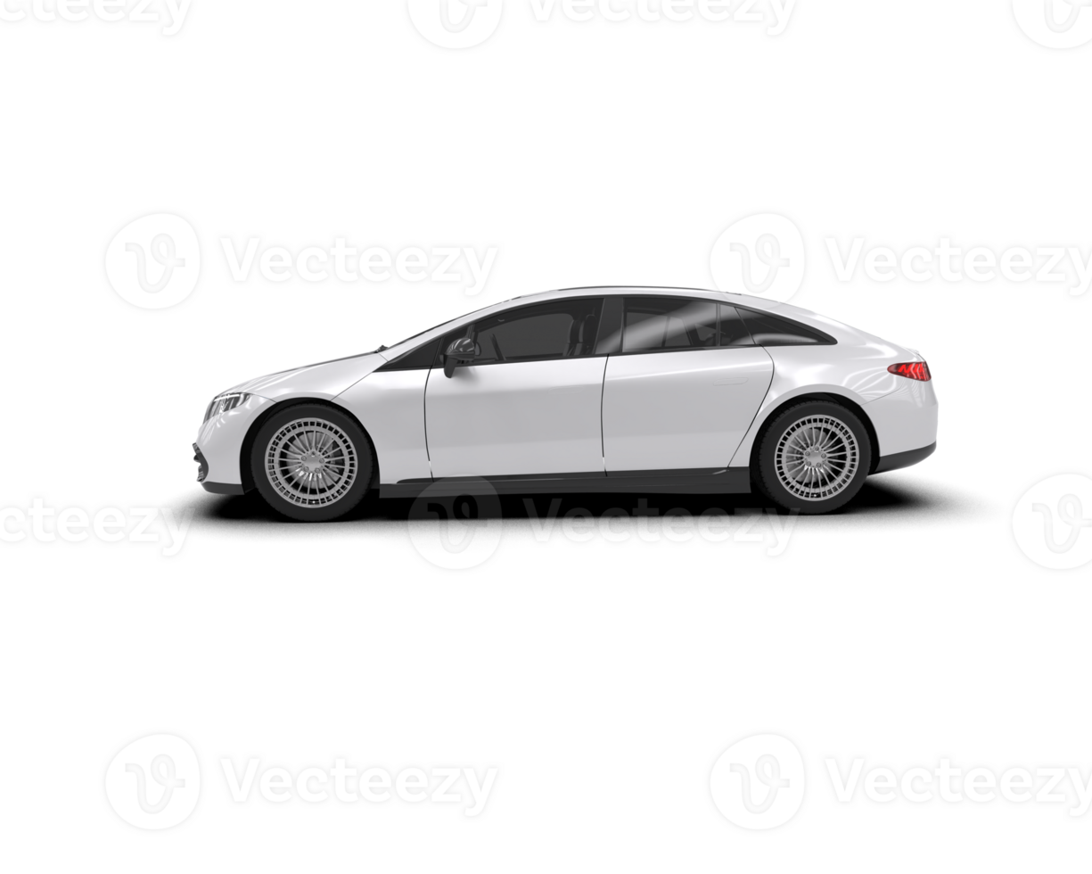 Modern car isolated on background. 3d rendering - illustration png