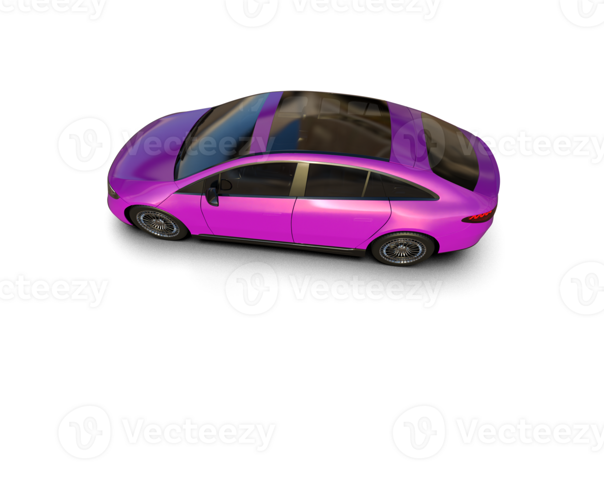 Modern car isolated on background. 3d rendering - illustration png