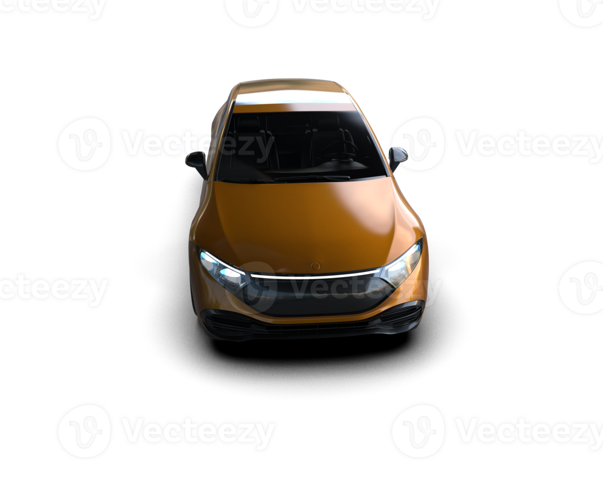 Modern car isolated on background. 3d rendering - illustration png