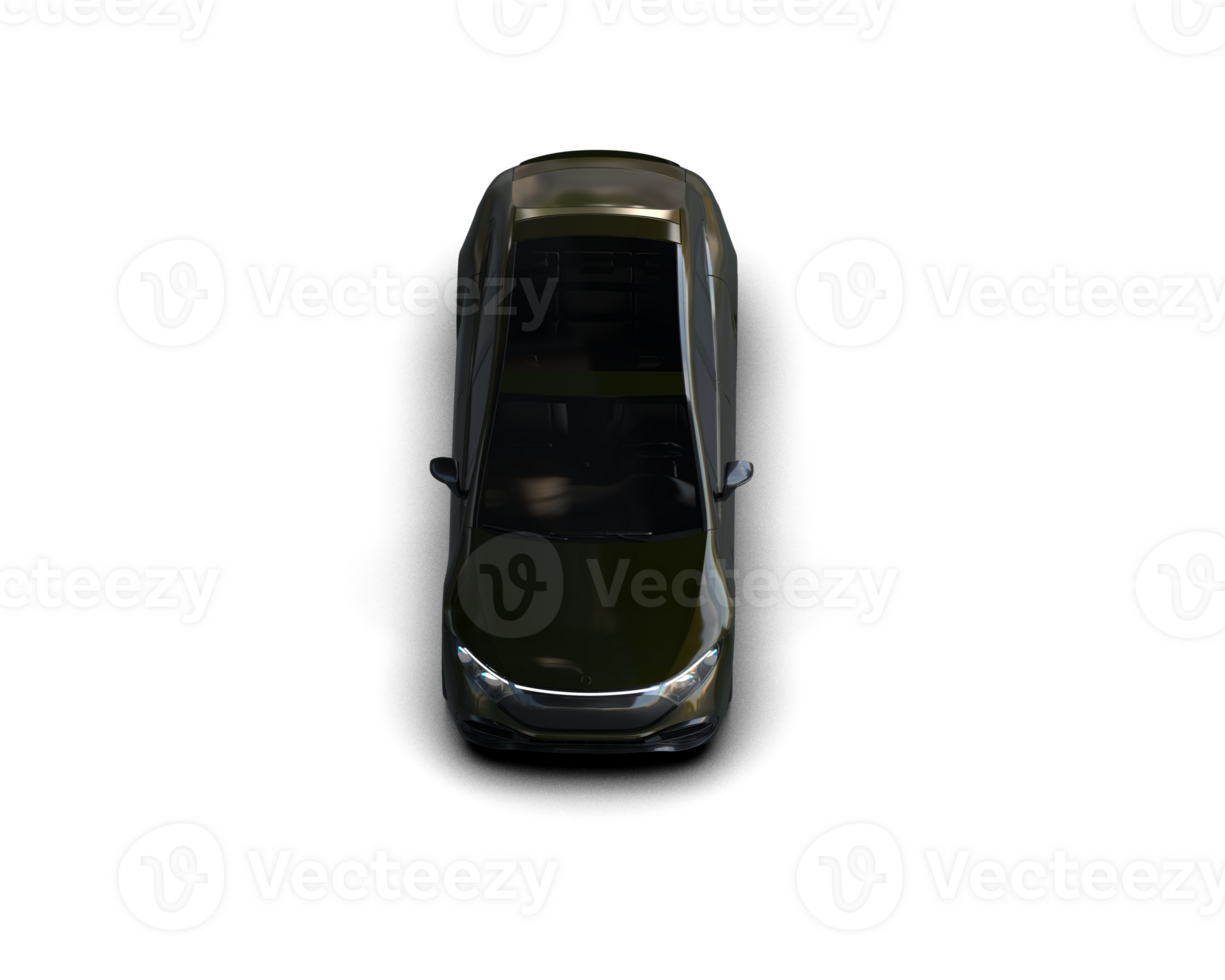 Modern car isolated on background. 3d rendering - illustration png