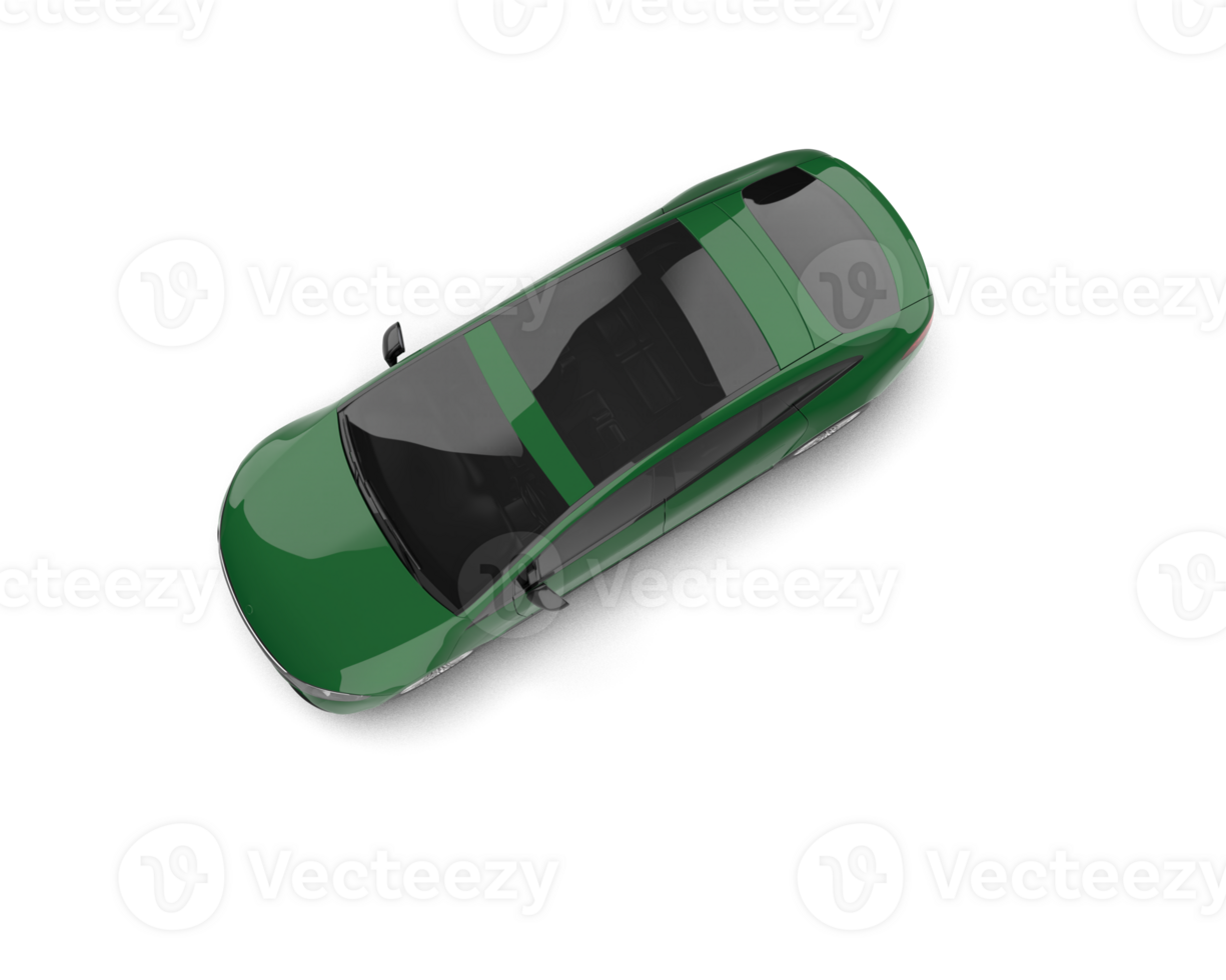 Modern car isolated on background. 3d rendering - illustration png
