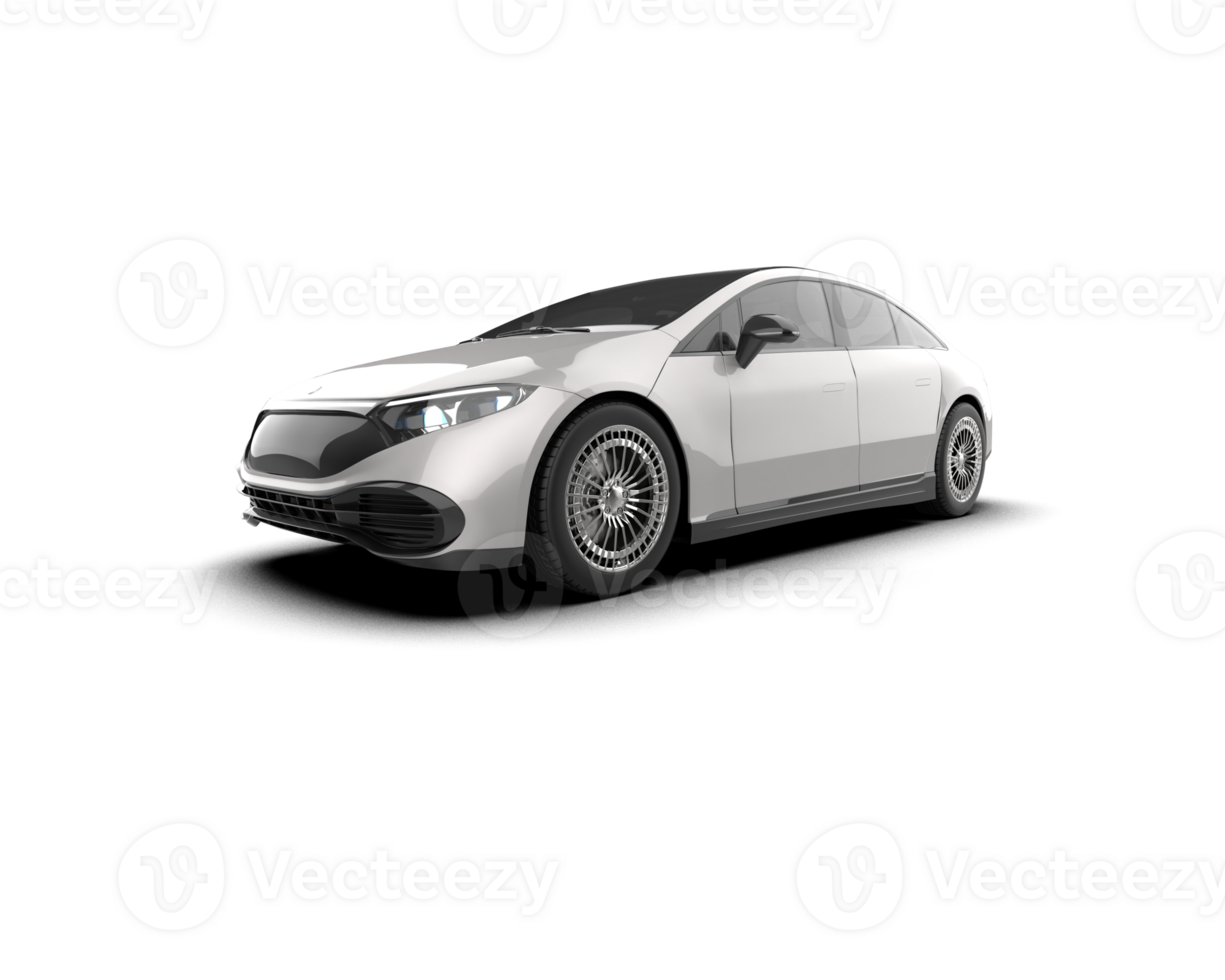 Modern car isolated on background. 3d rendering - illustration png