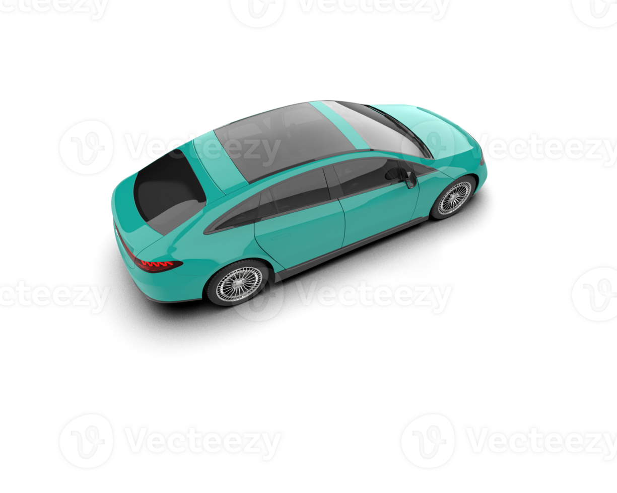Modern car isolated on background. 3d rendering - illustration png