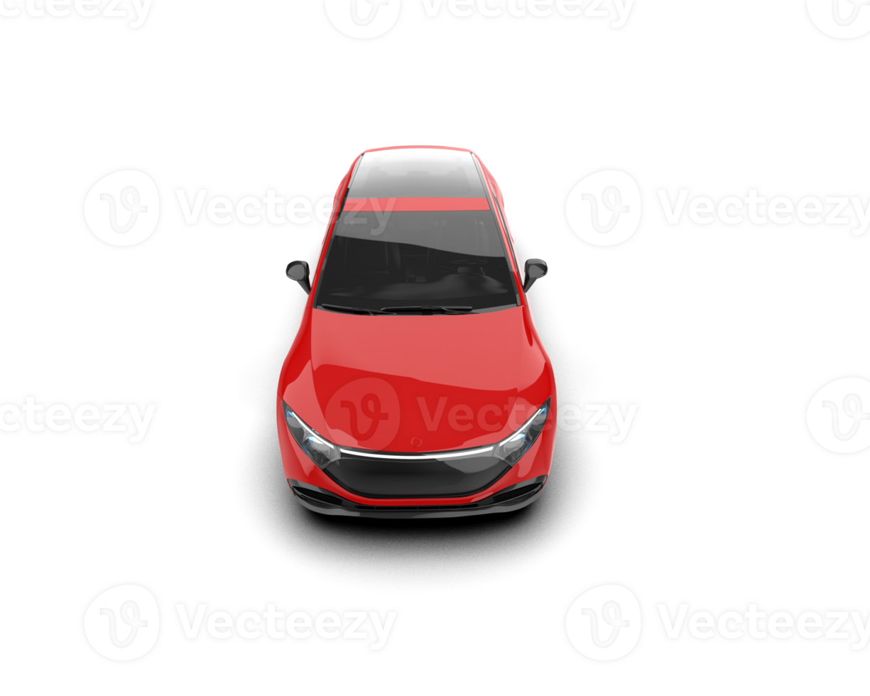 Modern car isolated on background. 3d rendering - illustration png
