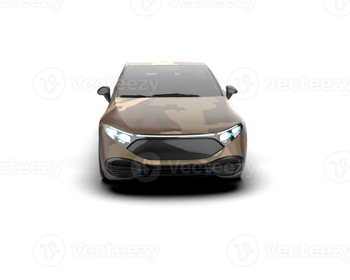 Modern car isolated on background. 3d rendering - illustration png