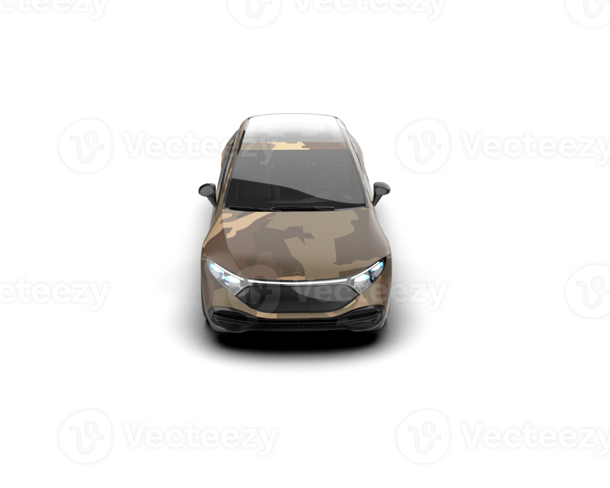 Modern car isolated on background. 3d rendering - illustration png