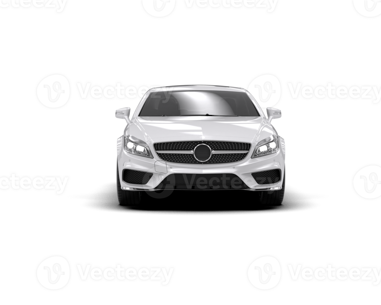 Modern car isolated on background. 3d rendering - illustration png