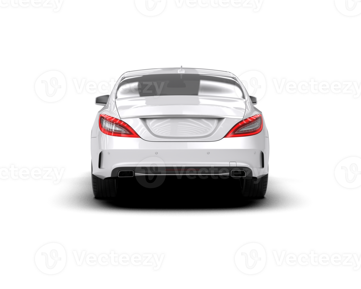 Modern car isolated on background. 3d rendering - illustration png
