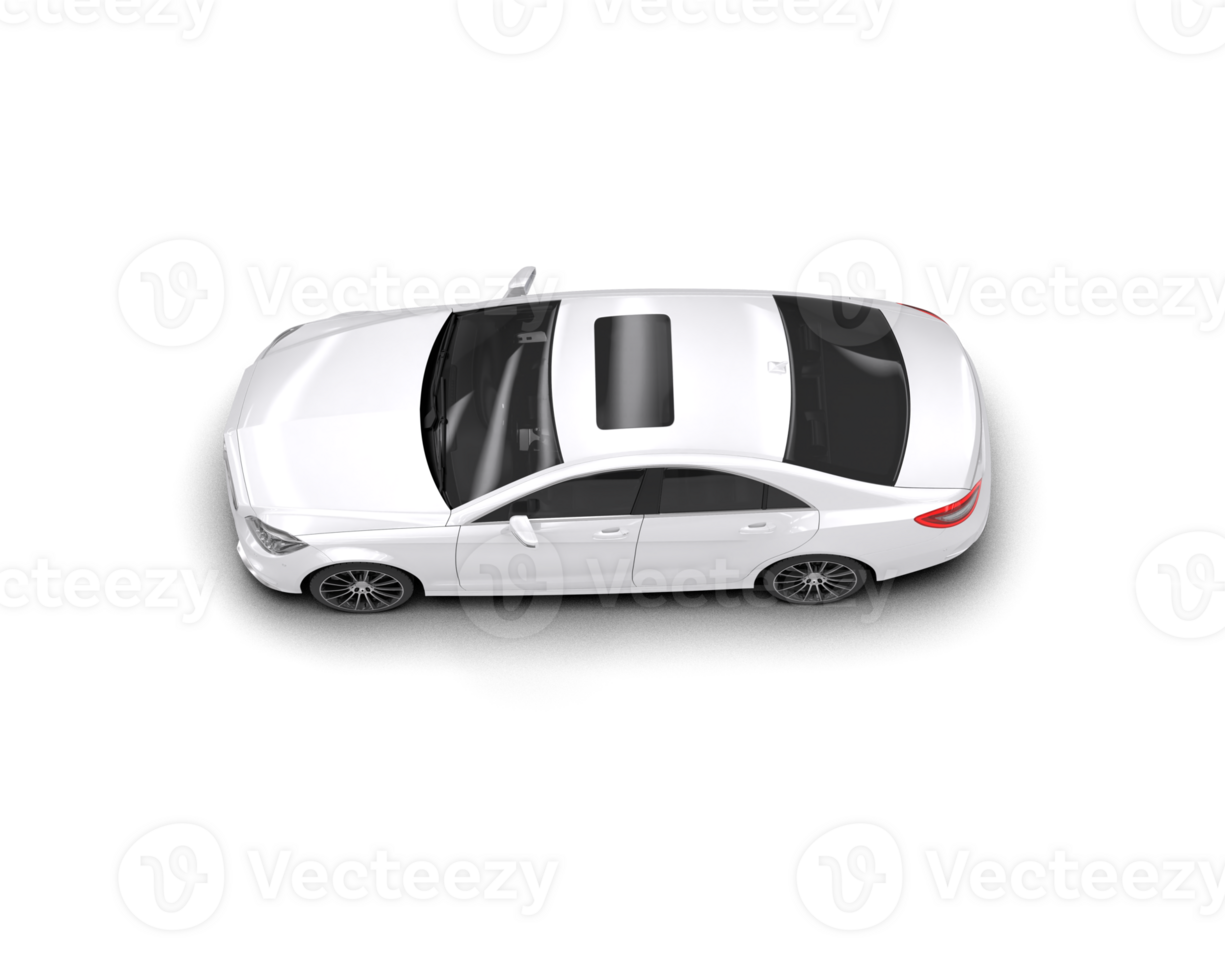 Modern car isolated on background. 3d rendering - illustration png