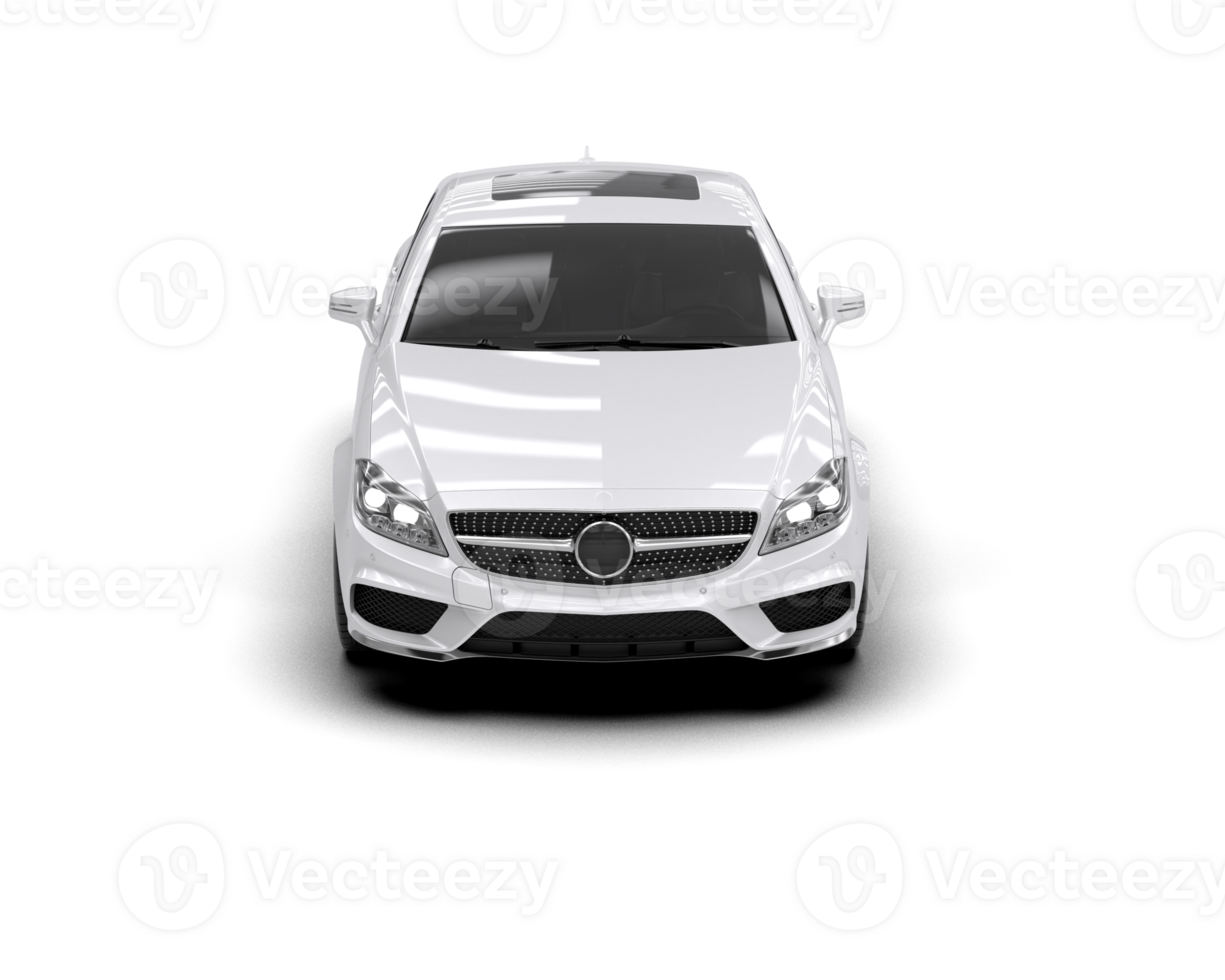 Modern car isolated on background. 3d rendering - illustration png