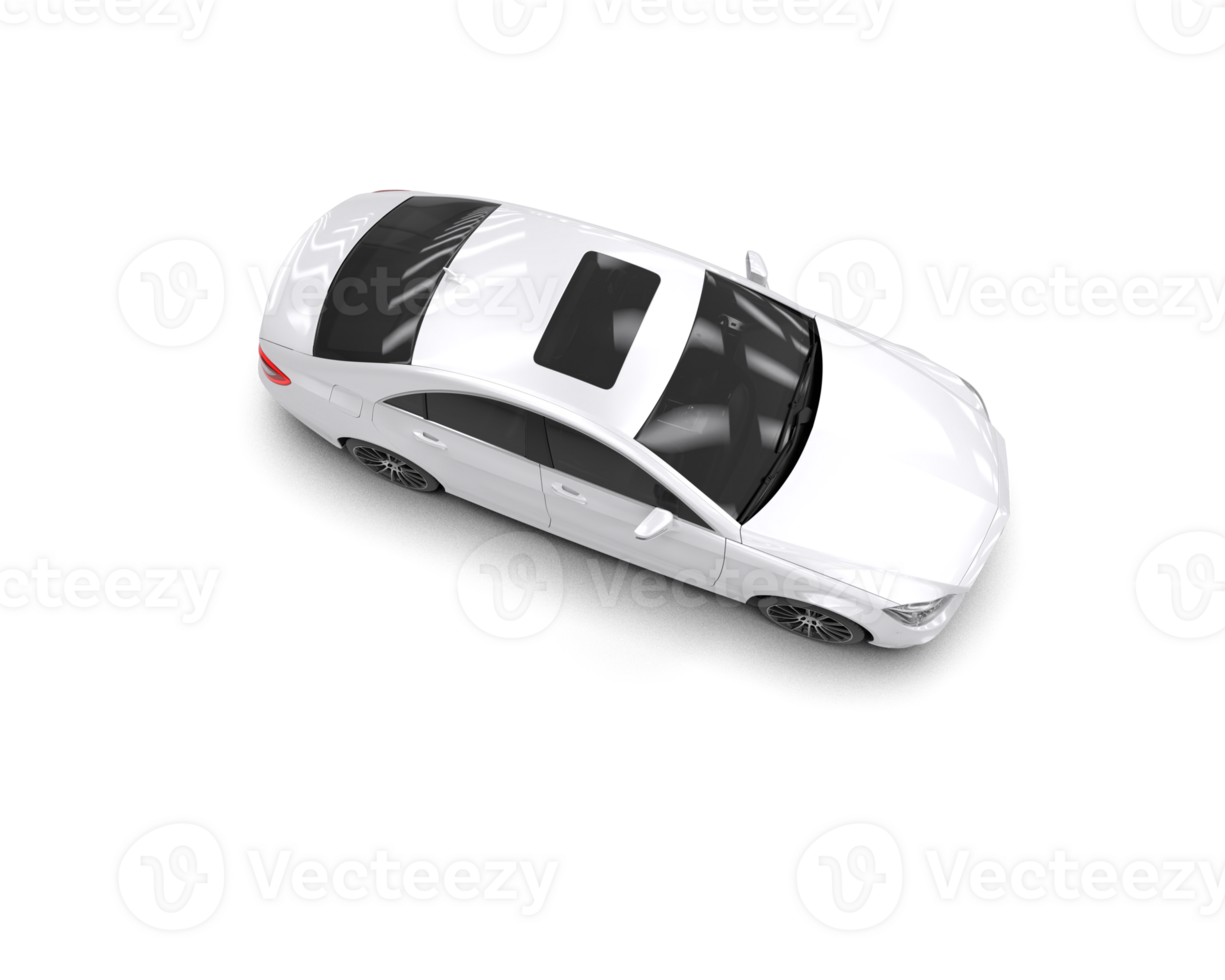 Modern car isolated on background. 3d rendering - illustration png