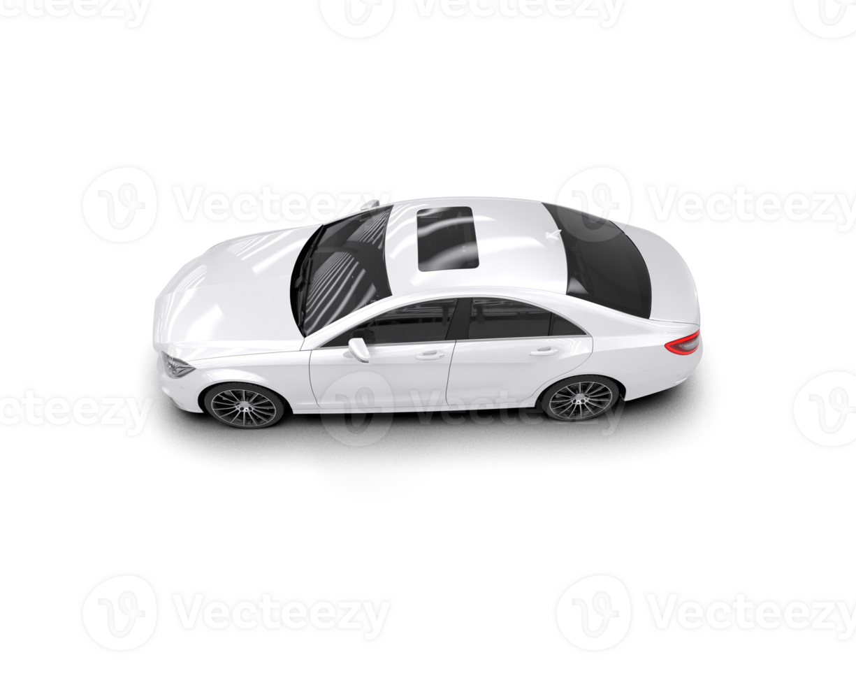 Modern car isolated on background. 3d rendering - illustration png
